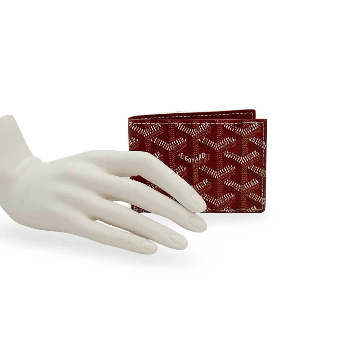 GOYARD: Goyardine Insert Victoire Card Wallet