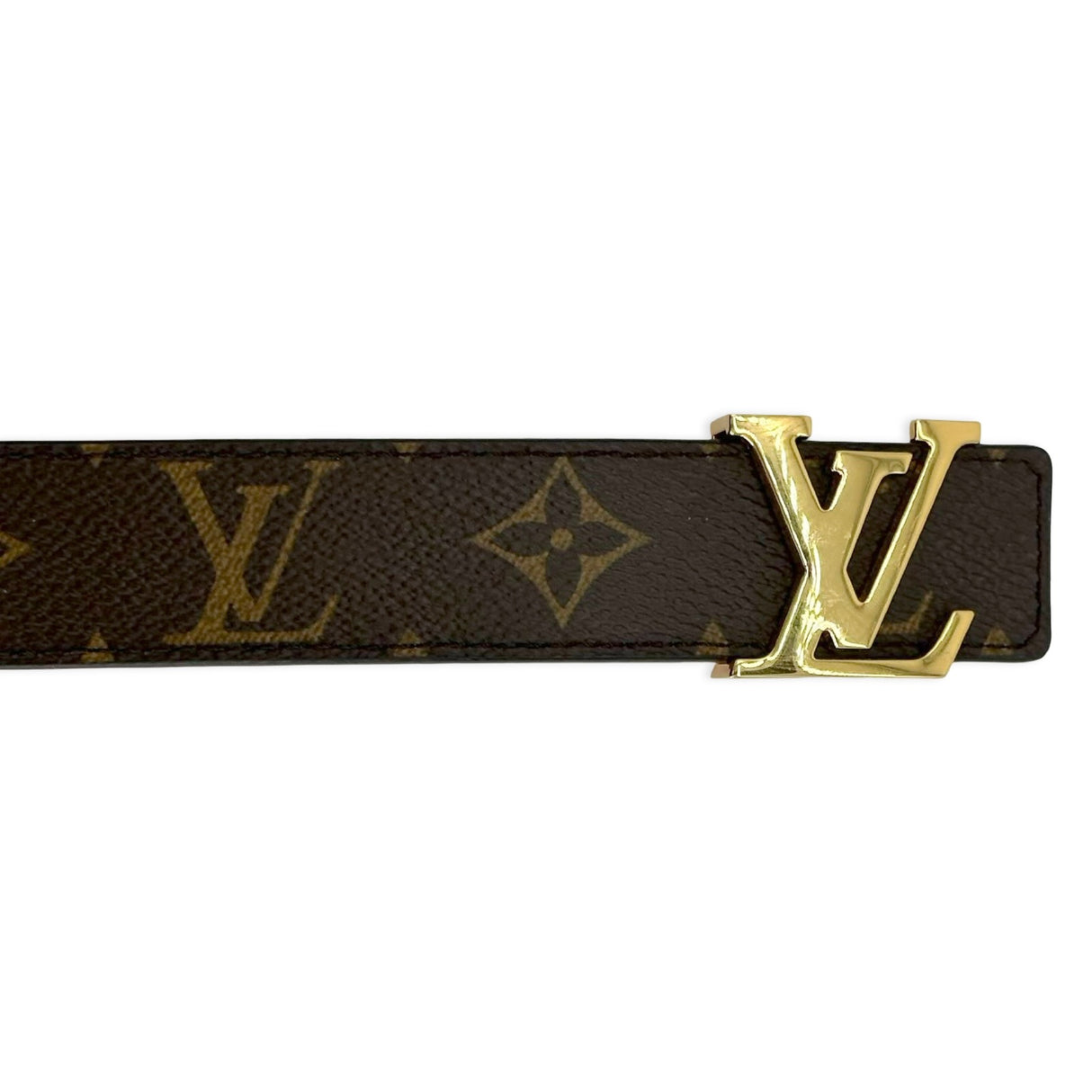 LOUIS VUITTON: Monogram Reversible Initiales Belt