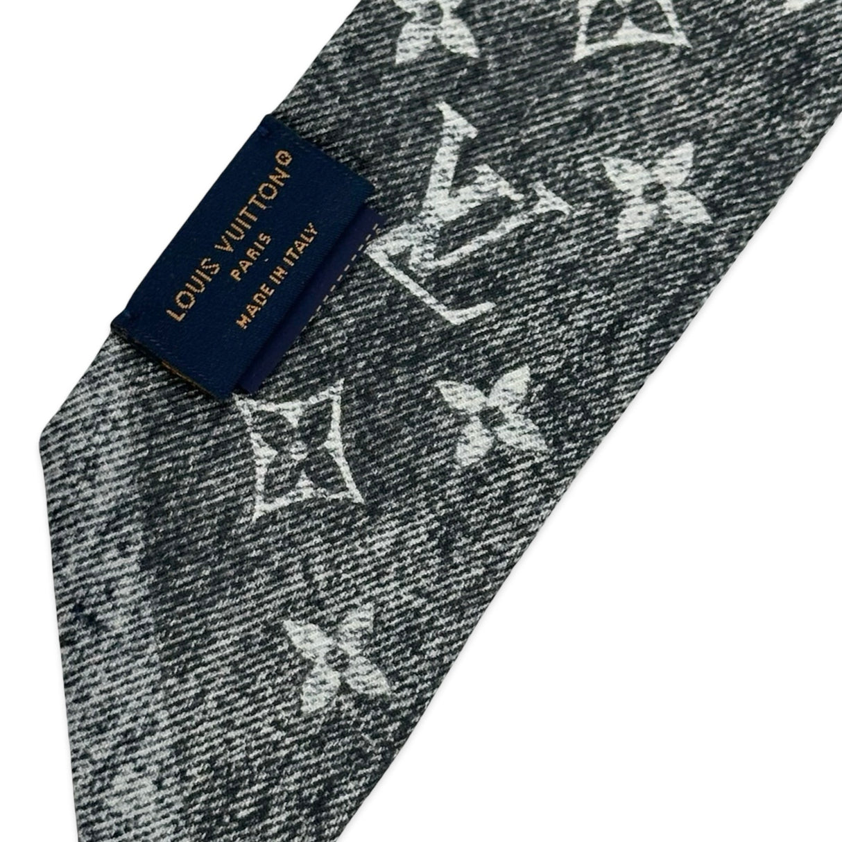 Silk Monogram Infinity Denim BB Bandeau