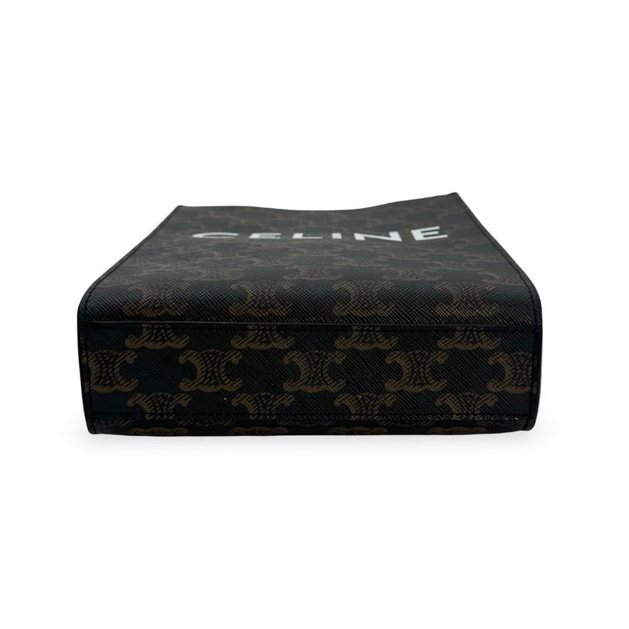 CELINE: Triomphe Mini Vertical Cabas Tote