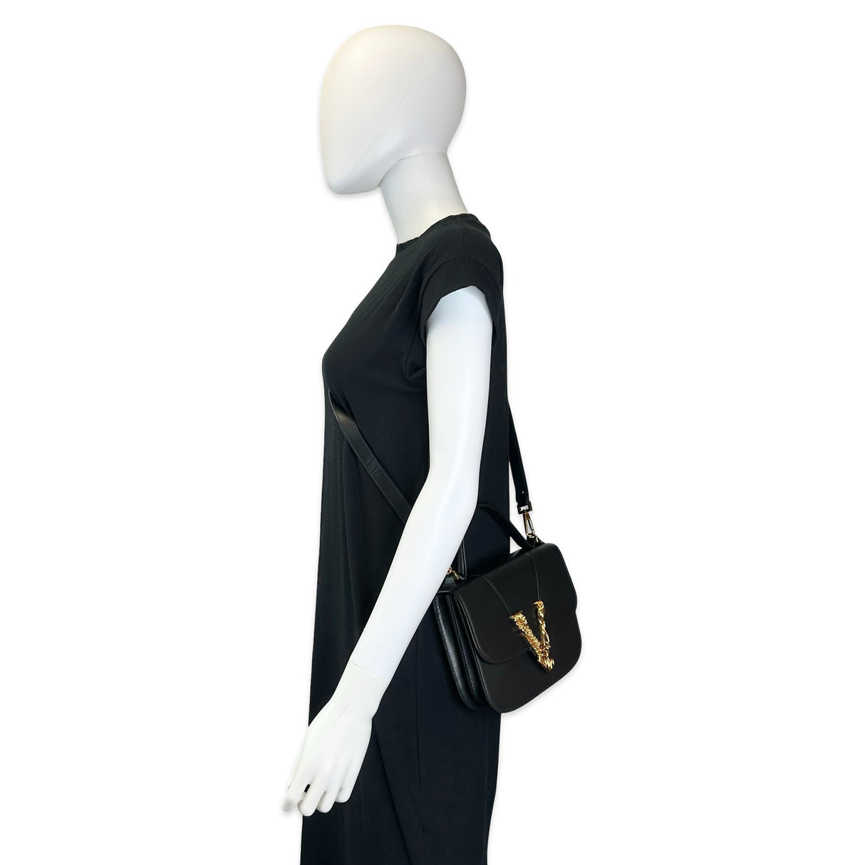 Calfskin Virtus Top Handle Bag