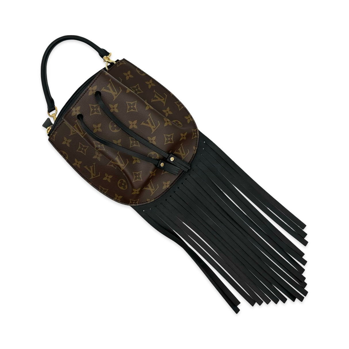 LOUIS VUITTON: Monogram Fringed Noe