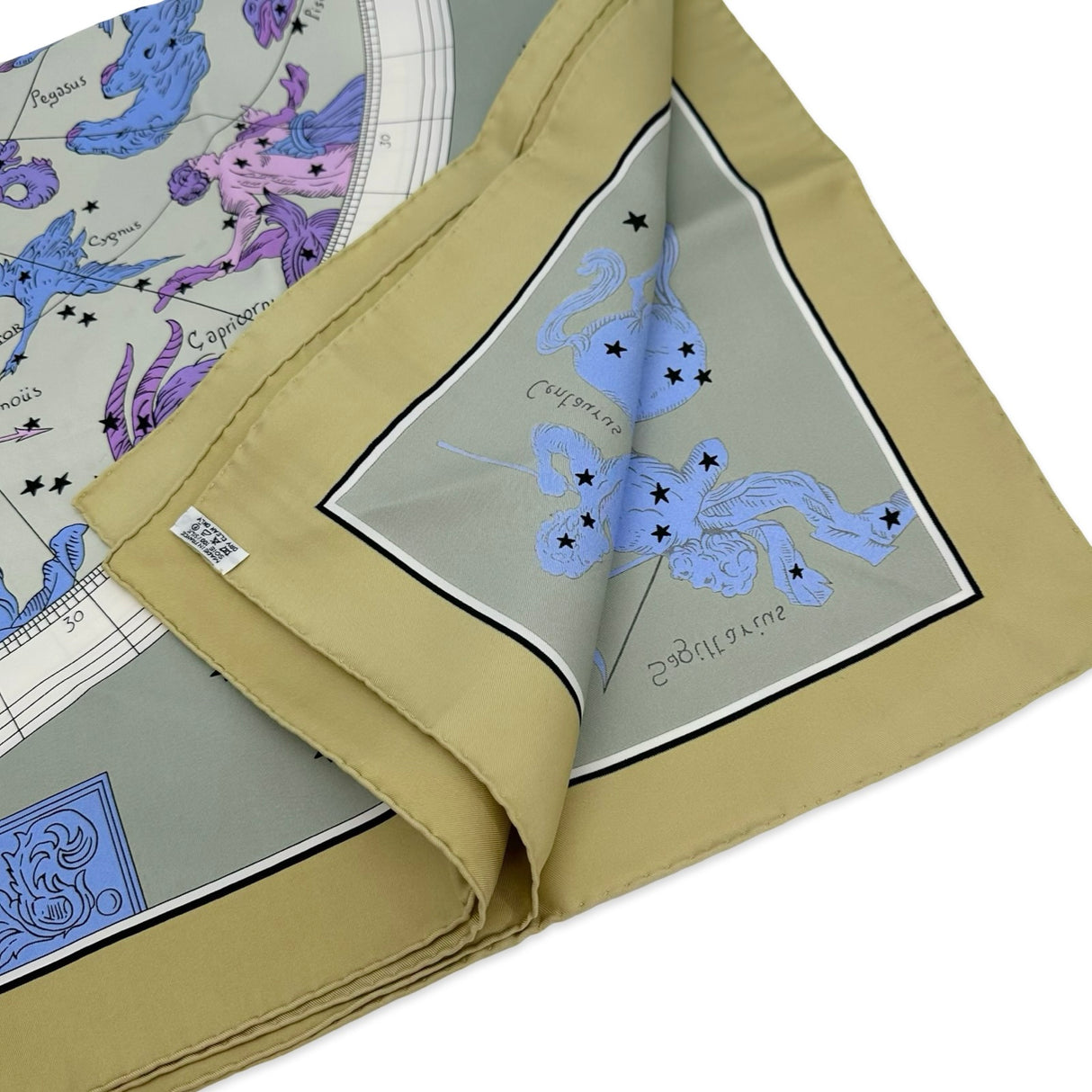 Silk Hemisphaerium Coeli Boreale 90 Square Scarf