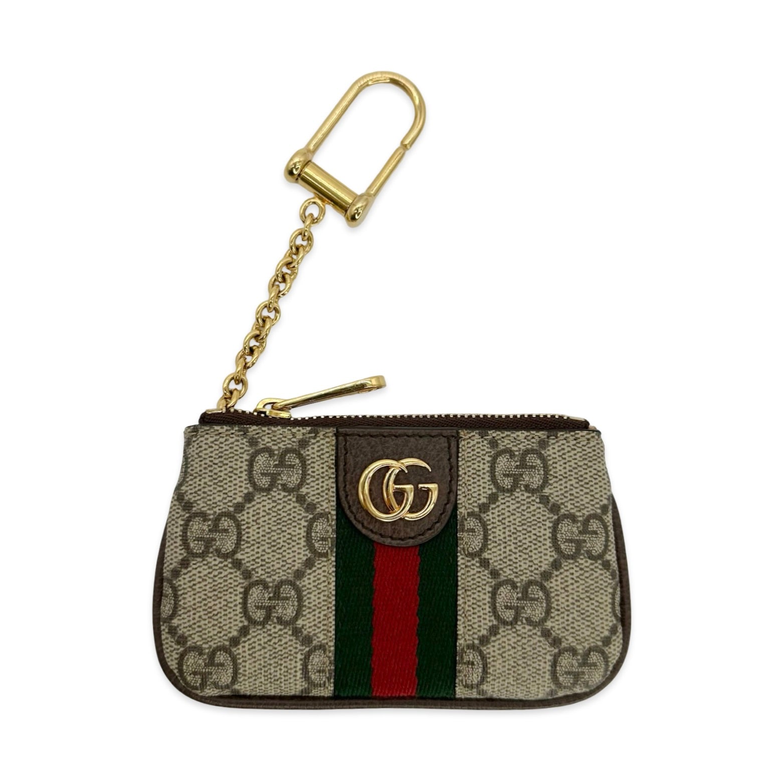 Gucci GG Supreme Ophidia Zip Key Pouch