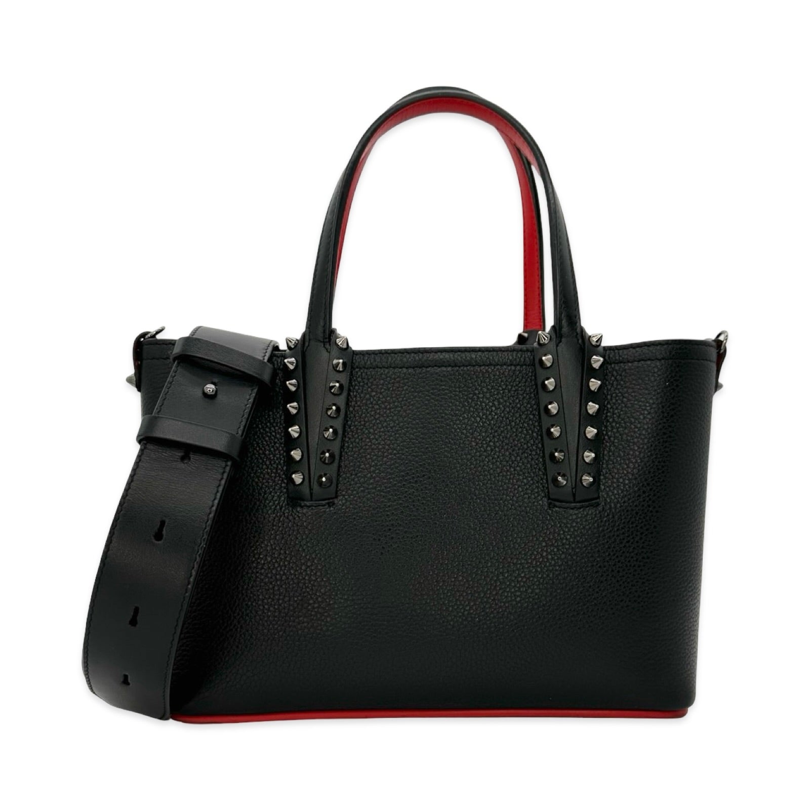 Christian Louboutin パーティーバッグ Christian Louboutin Calfskin Mini Cabata Tote