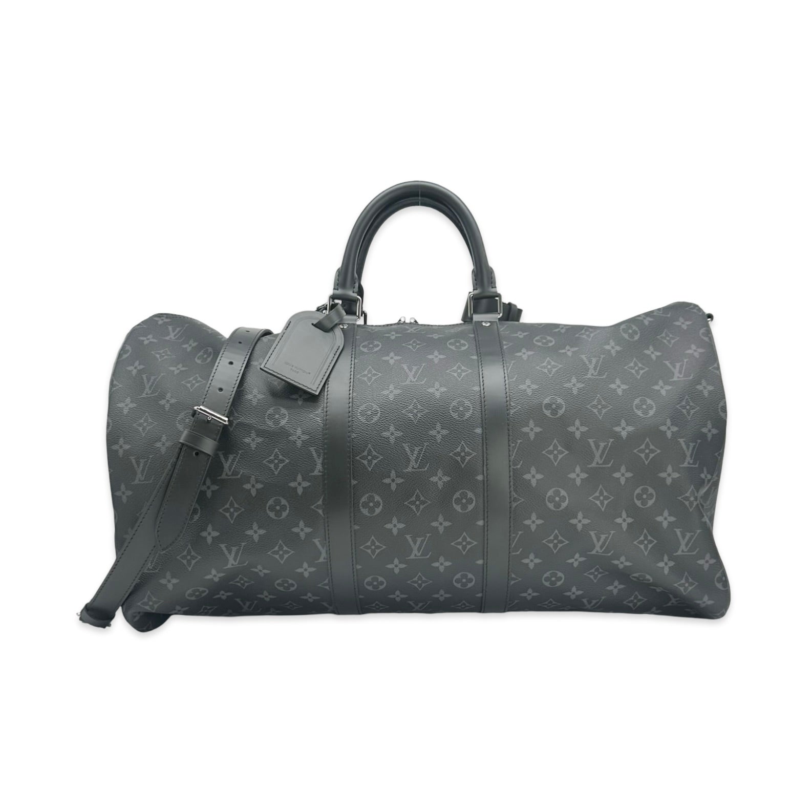 Louis Vuitton Monogram Eclipse Keepall Bandouliere 55