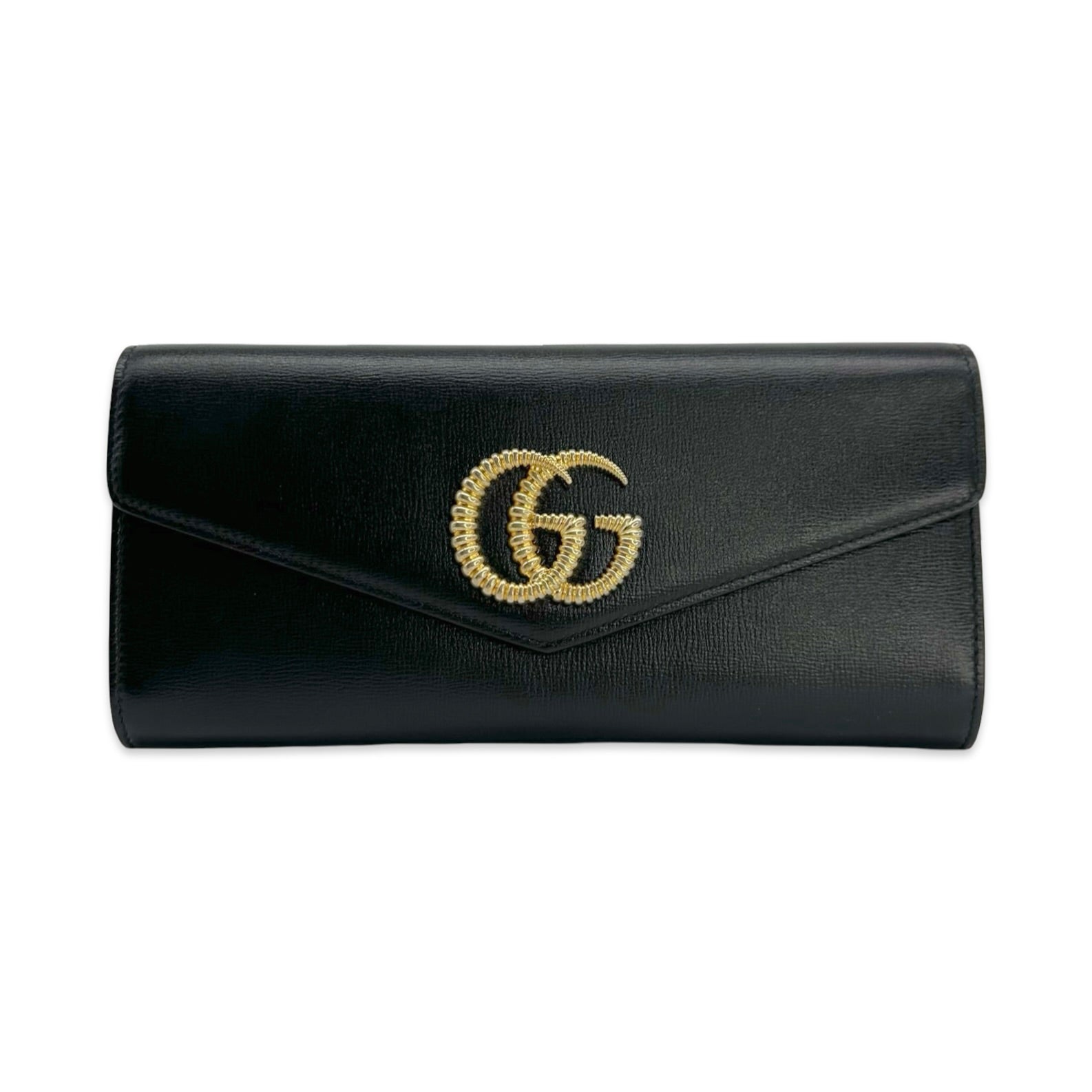 Gucci Calfskin Torchon Broadway Envelope Clutch