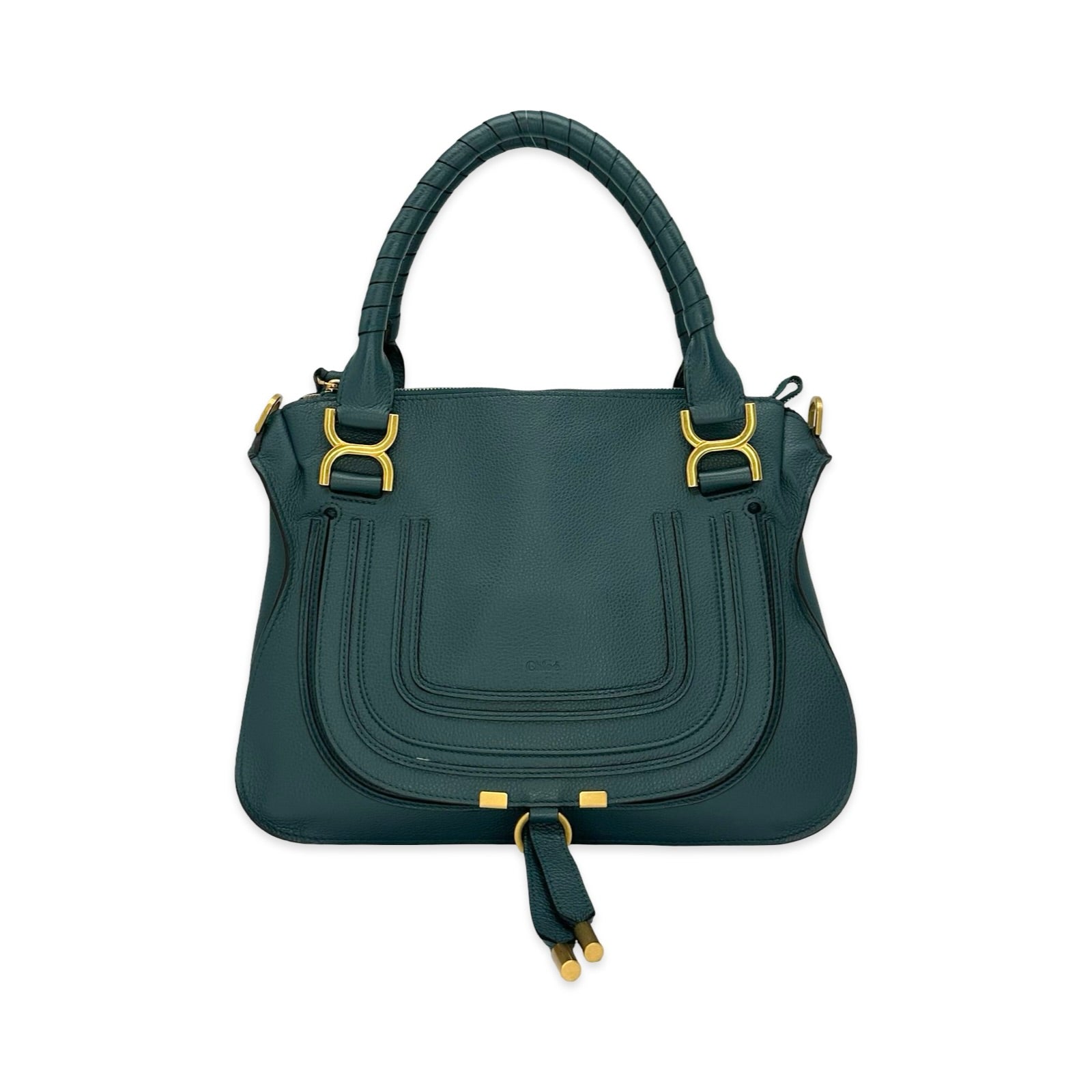 Chloe Grained Leather Marcie Double Carry
