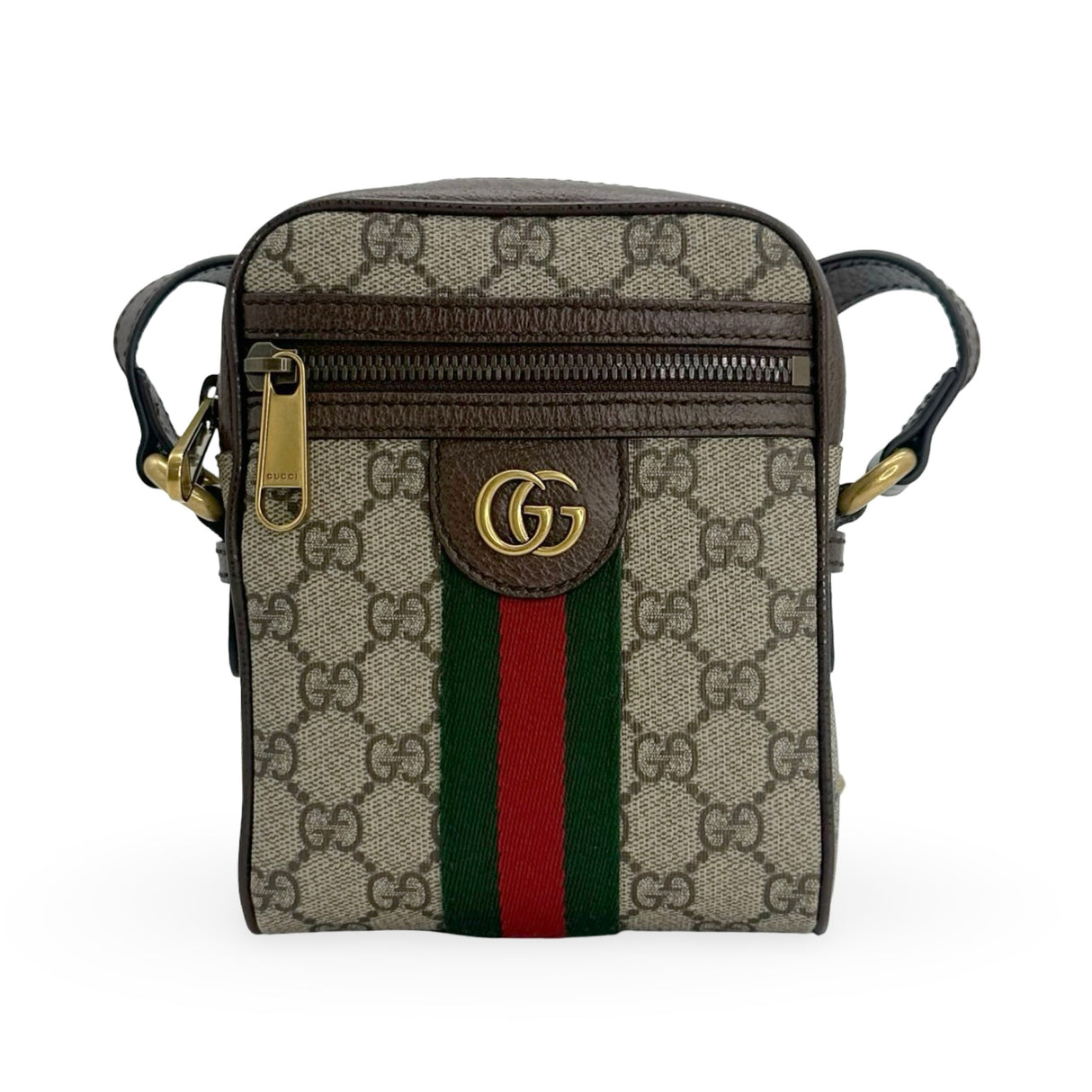GUCCI: GG Supreme Ophidia Mini Messenger Crossbody