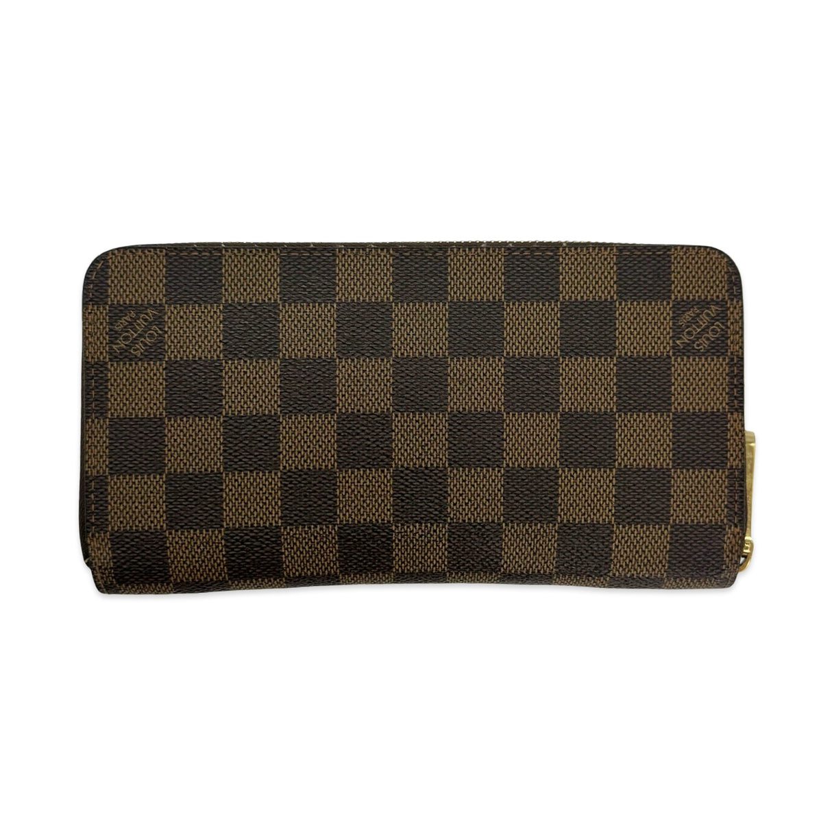 LOUIS VUITTON: Damier Ebene Zippy Wallet