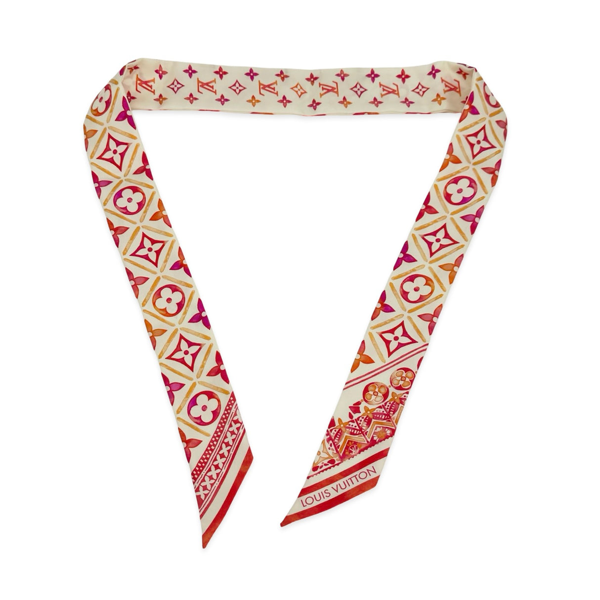 Silk Monogram Tiles By the Pool BB Bandeau