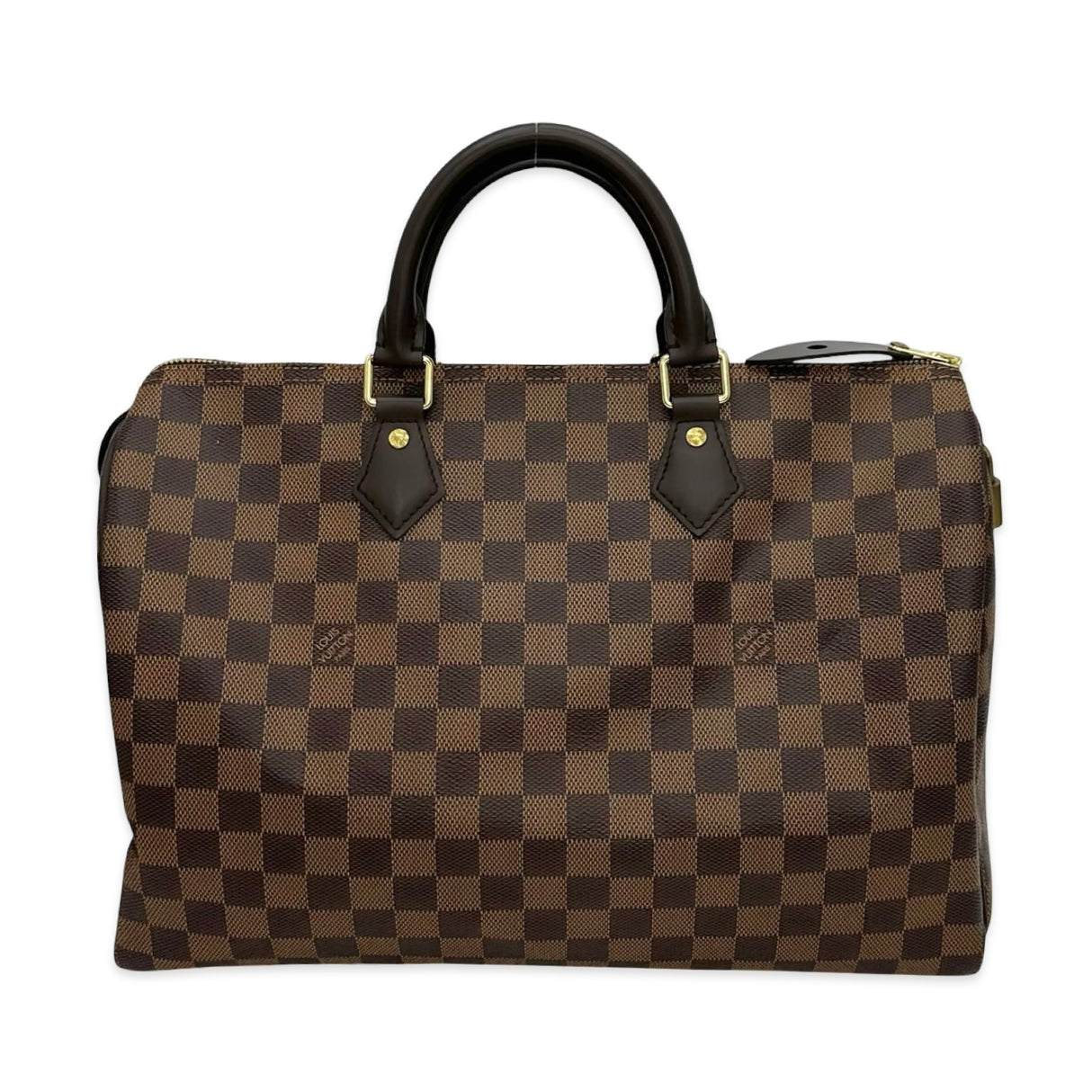 LOUIS VUITTON: Damier Ebene Speedy 35