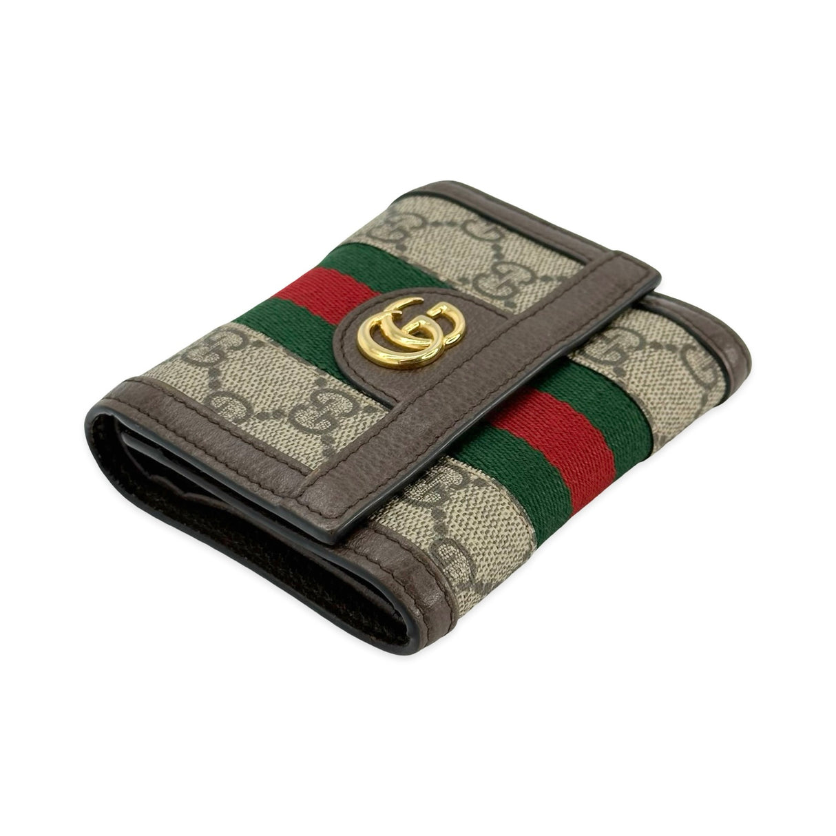 GUCCI: GG Supreme Ophidia Compact Wallet