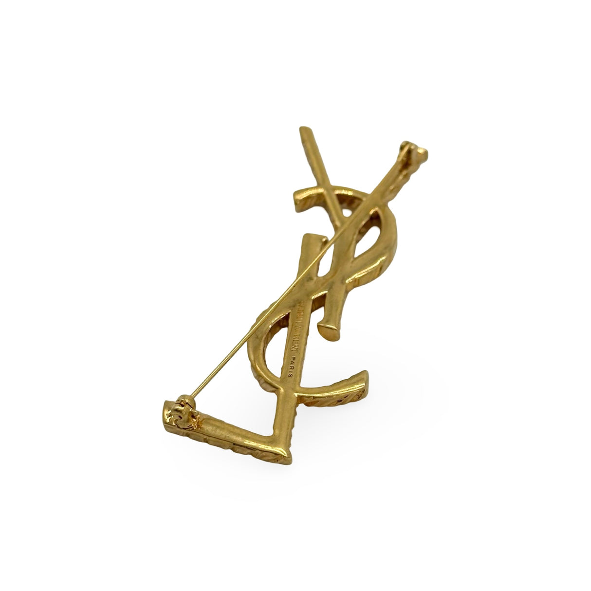 SAINT LAURENT: Cassandre Brooch