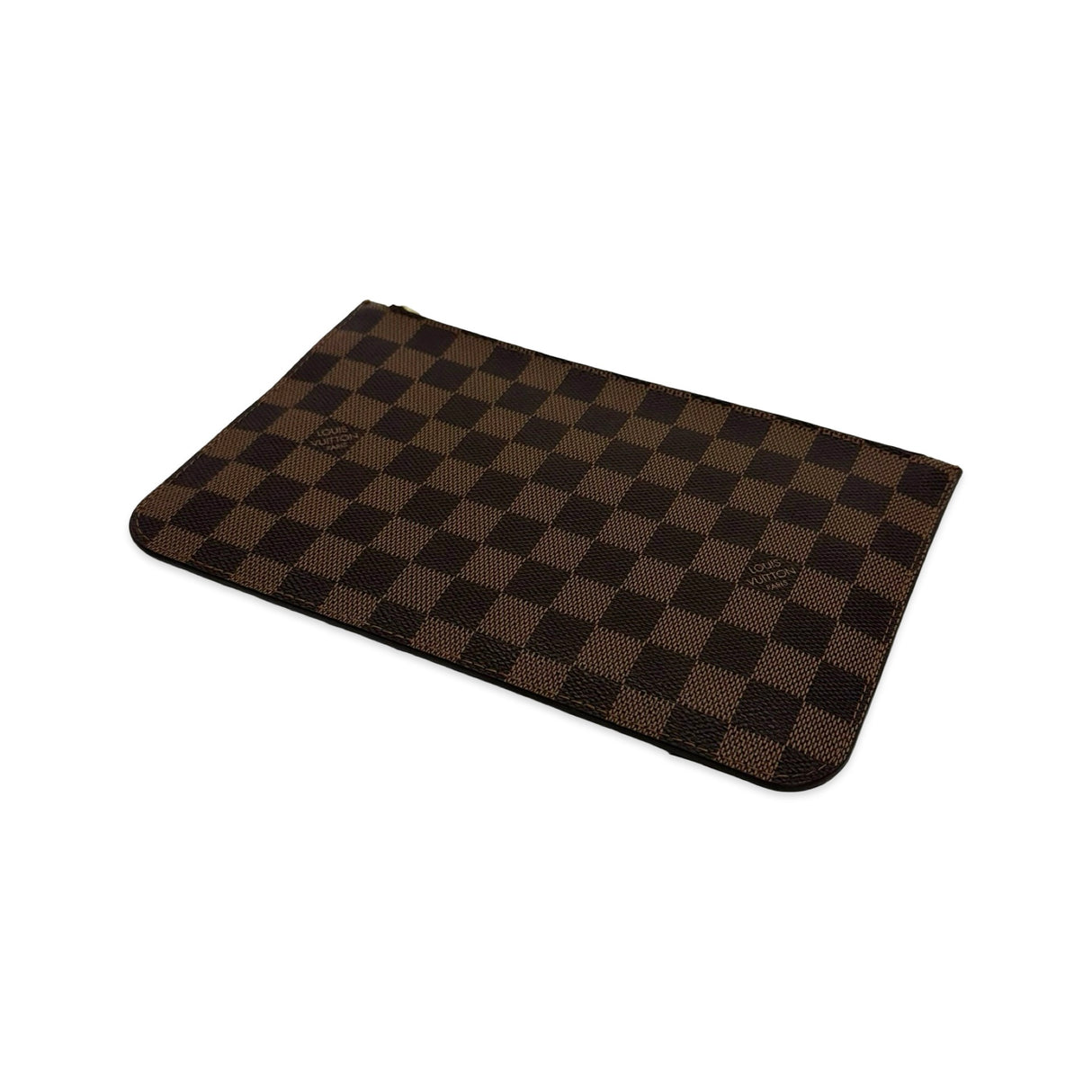 LOUIS VUITTON: Damier Ebene Neverfull Pochette