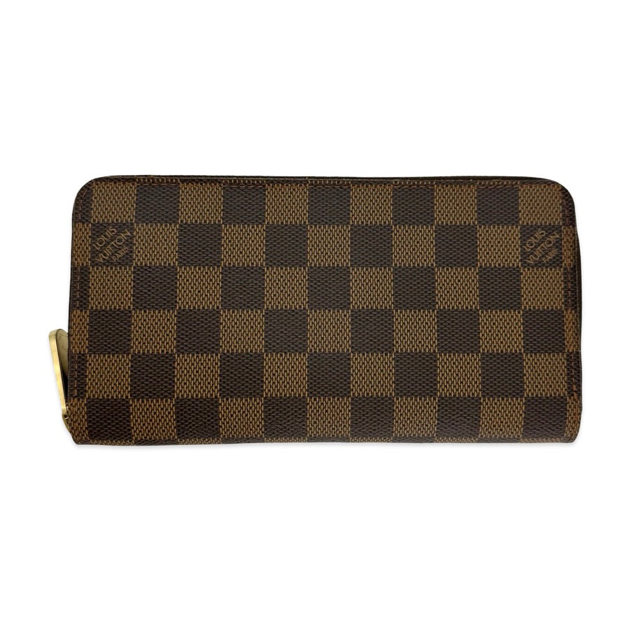 LOUIS VUITTON: Damier Ebene Zippy Wallet
