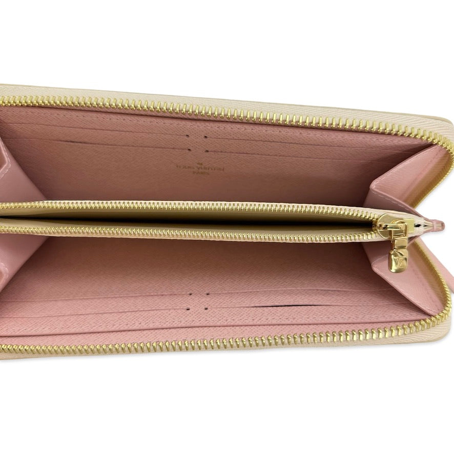 LOUIS VUITTON: Damier Azur Clemence Wallet