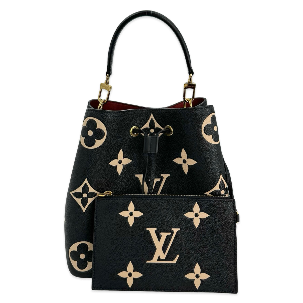 LOUIS VUITTON: Monogram Empreinte Bicolor NeoNoe MM
