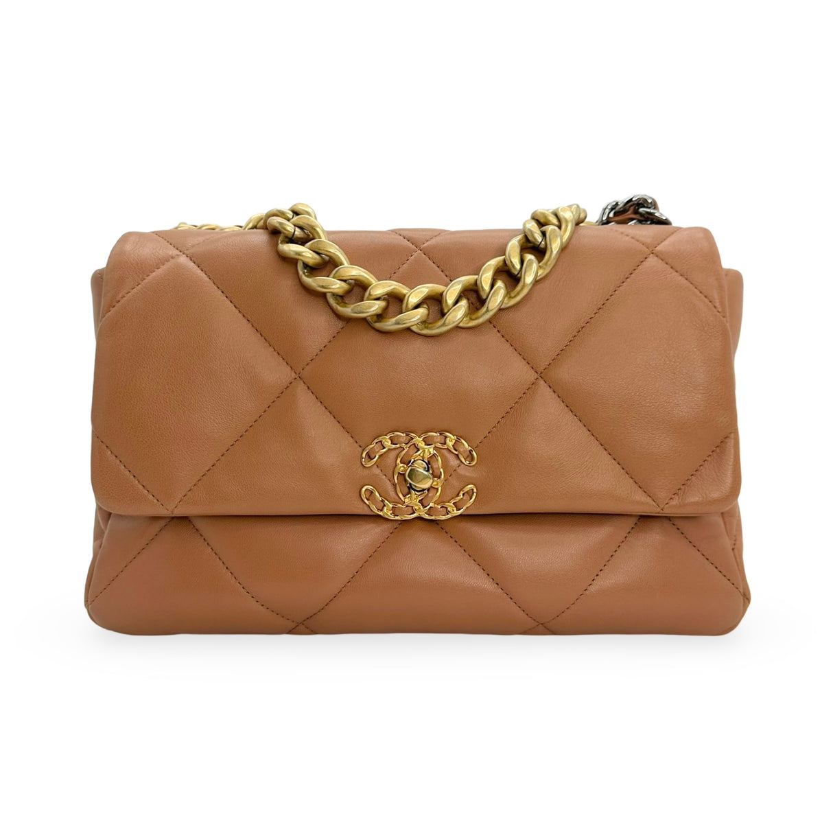 CHANEL: Quilted Lambskin Medium 19 Flap Bag