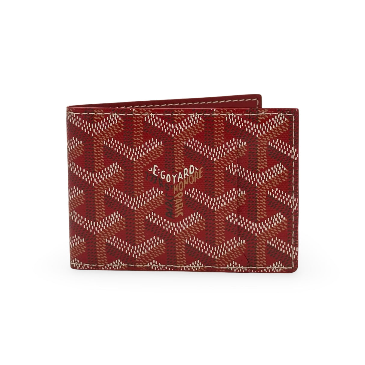 GOYARD: Goyardine Insert Victoire Card Wallet