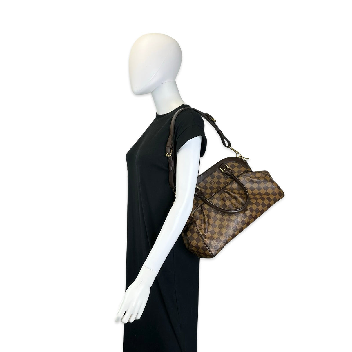 LOUIS VUITTON: Damier Ebene Trevi PM