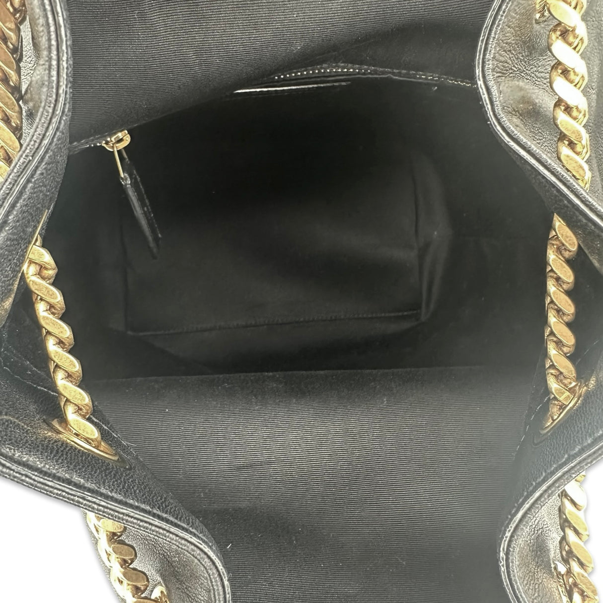 SAINT LAURENT: Chevron Quilted Lambskin Joe Backpack