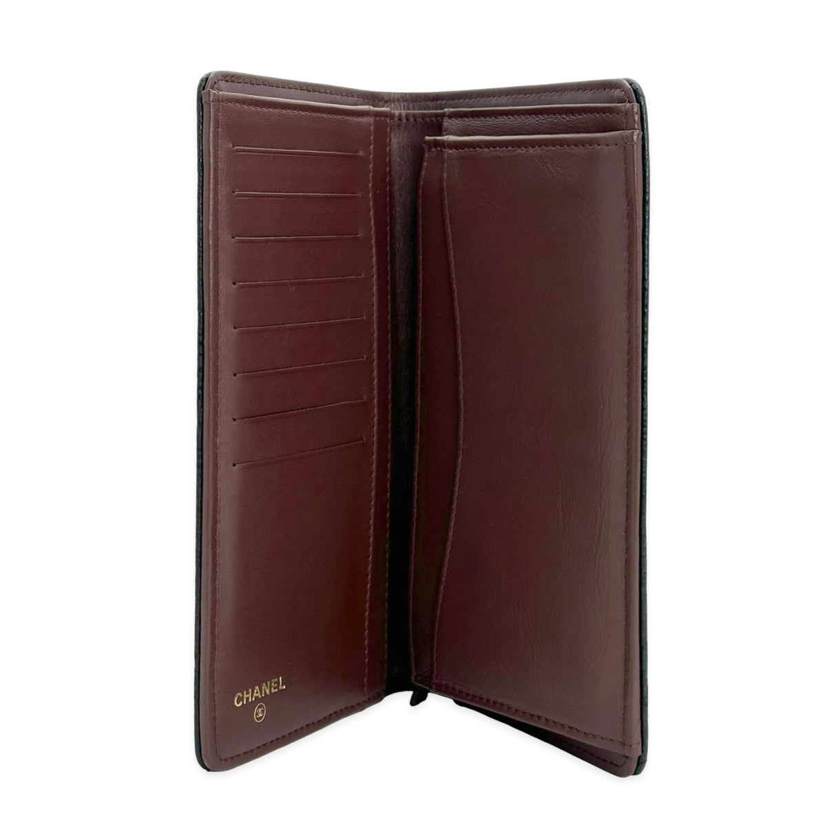 Quilted Caviar Yen Wallet