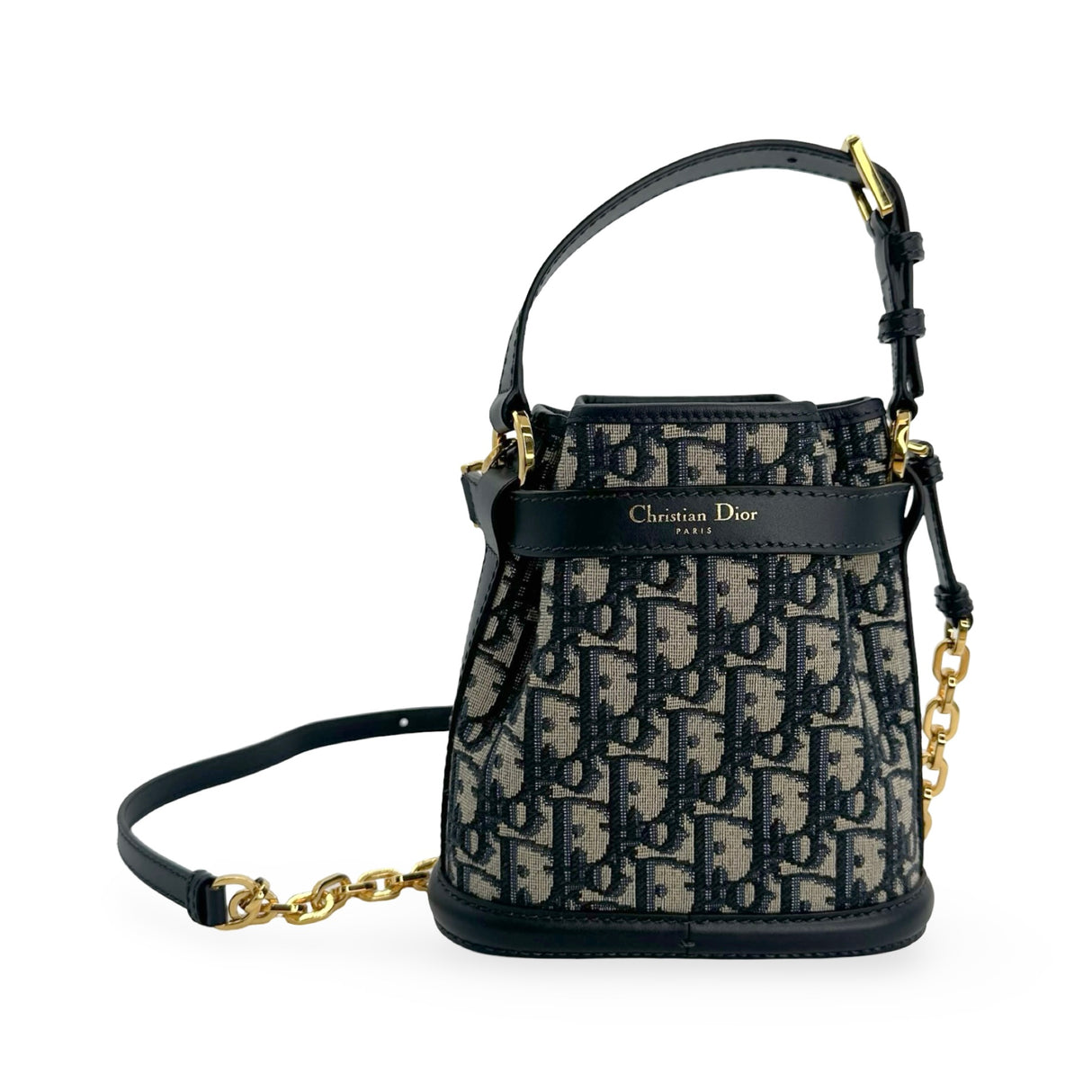 CHRISTIAN DIOR: Oblique Small C'est Dior Bucket Bag