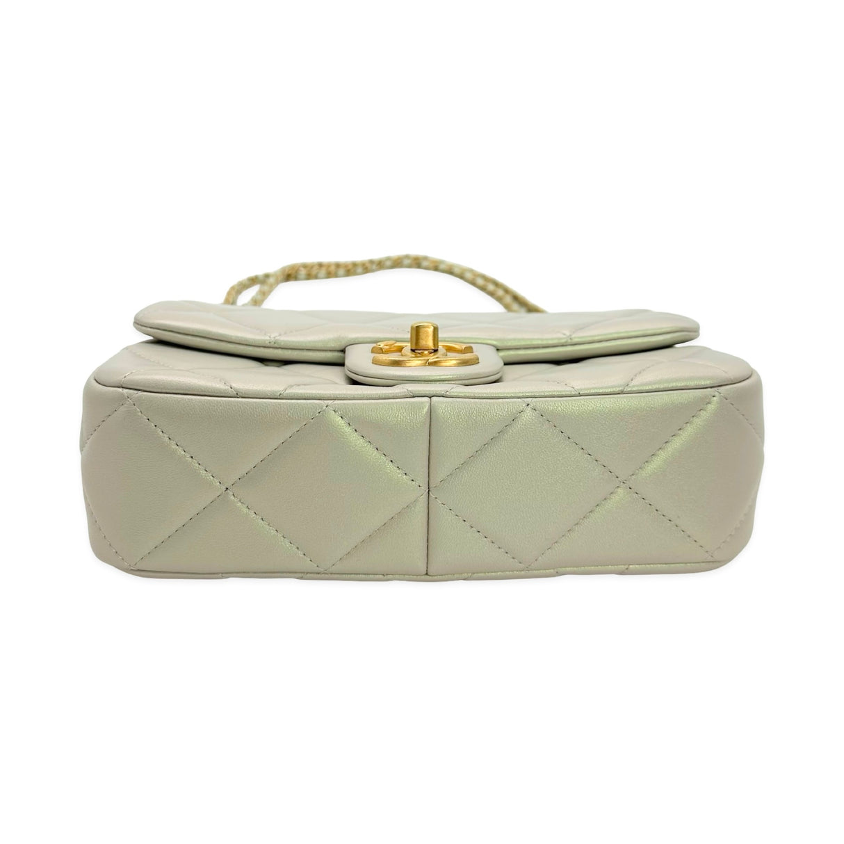 CHANEL: Quilted Lambskin Pearly Small Flap Bag