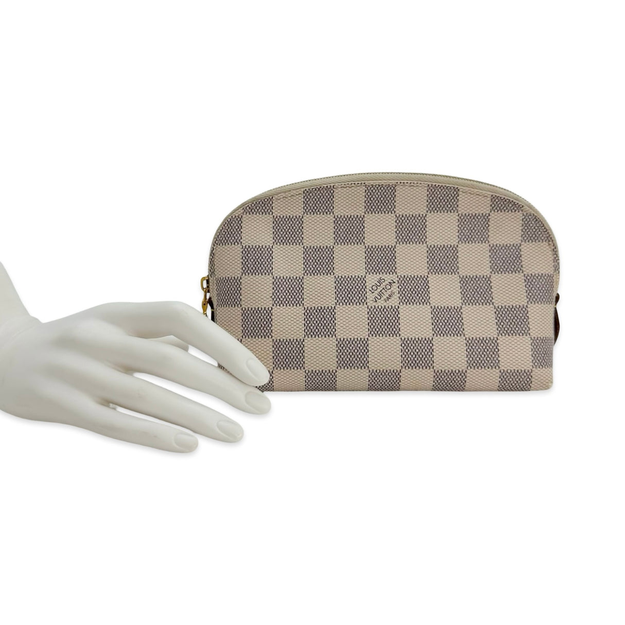LOUIS VUITTON: Damier Azur Cosmetic Pouch PM