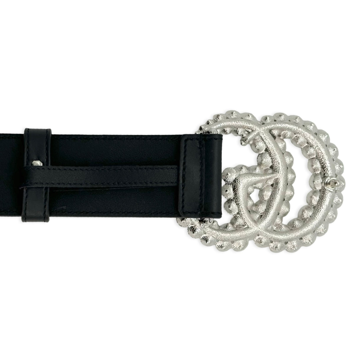 Calfskin Crystal GG Marmont Belt