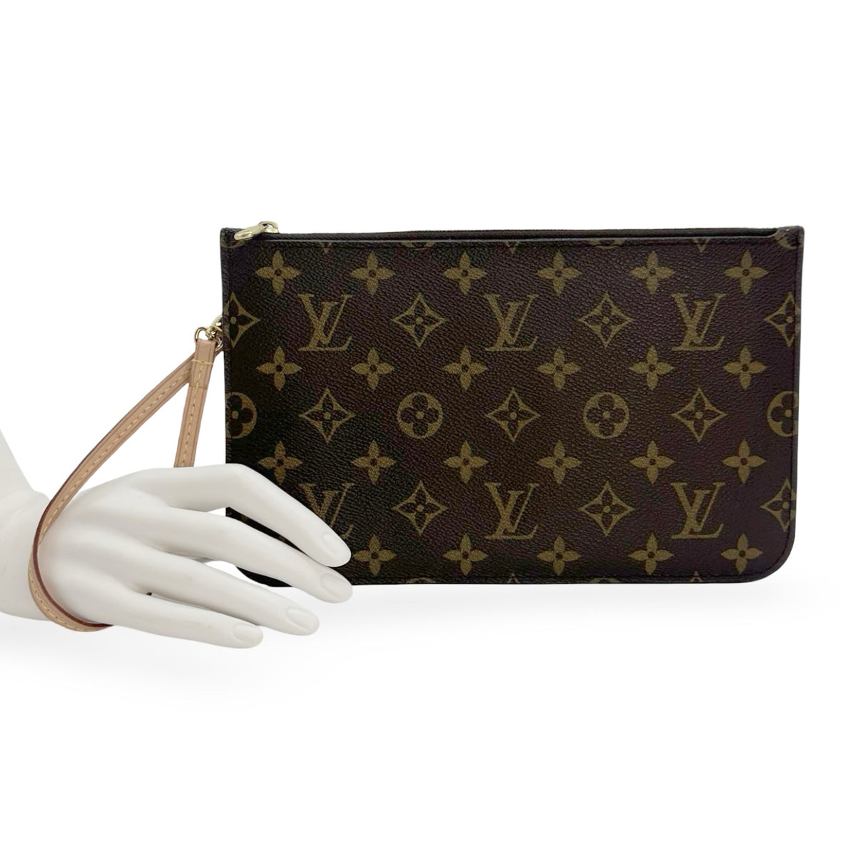 LOUIS VUITTON: Monogram Neverfull Pochette