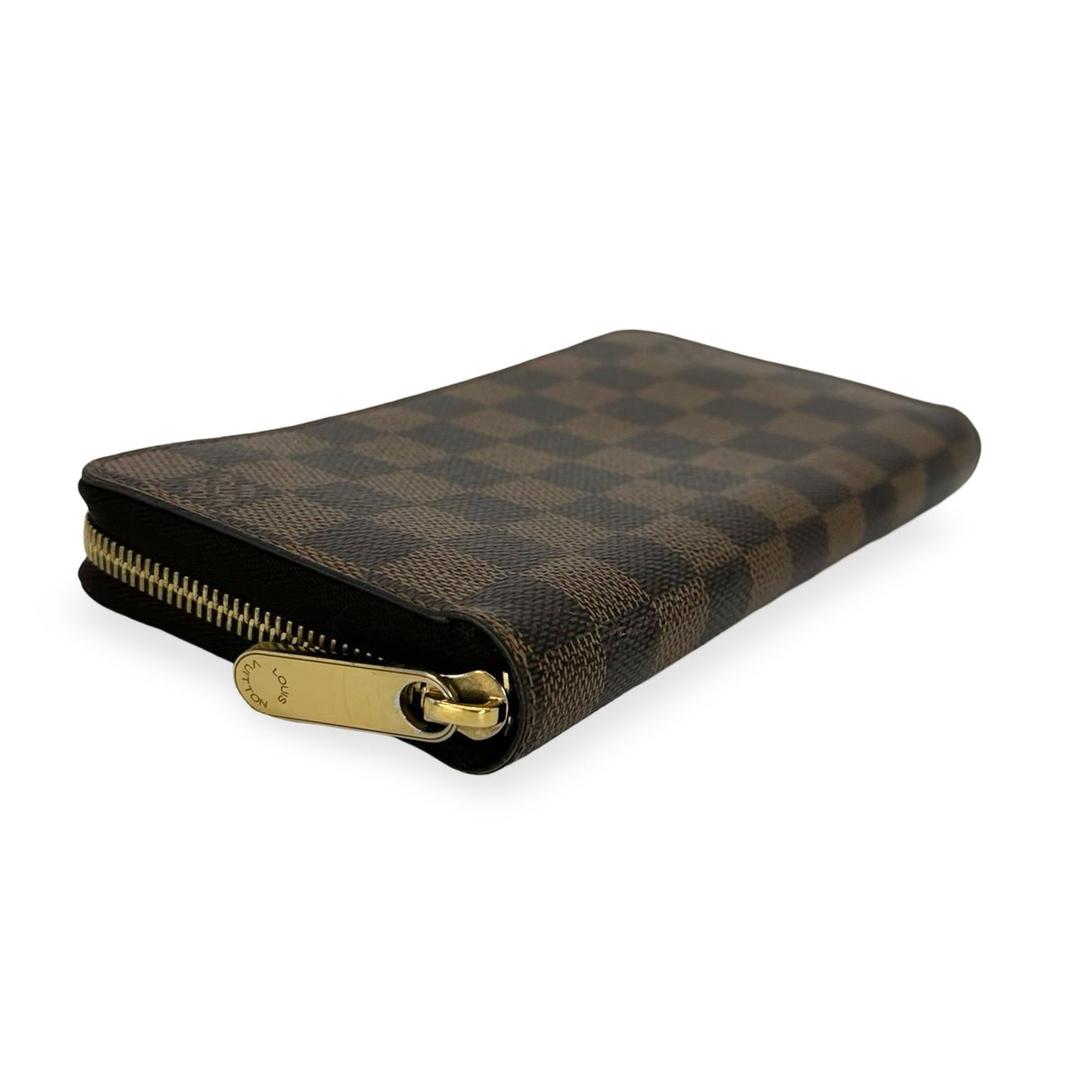 LOUIS VUITTON: Damier Ebene Zippy Wallet
