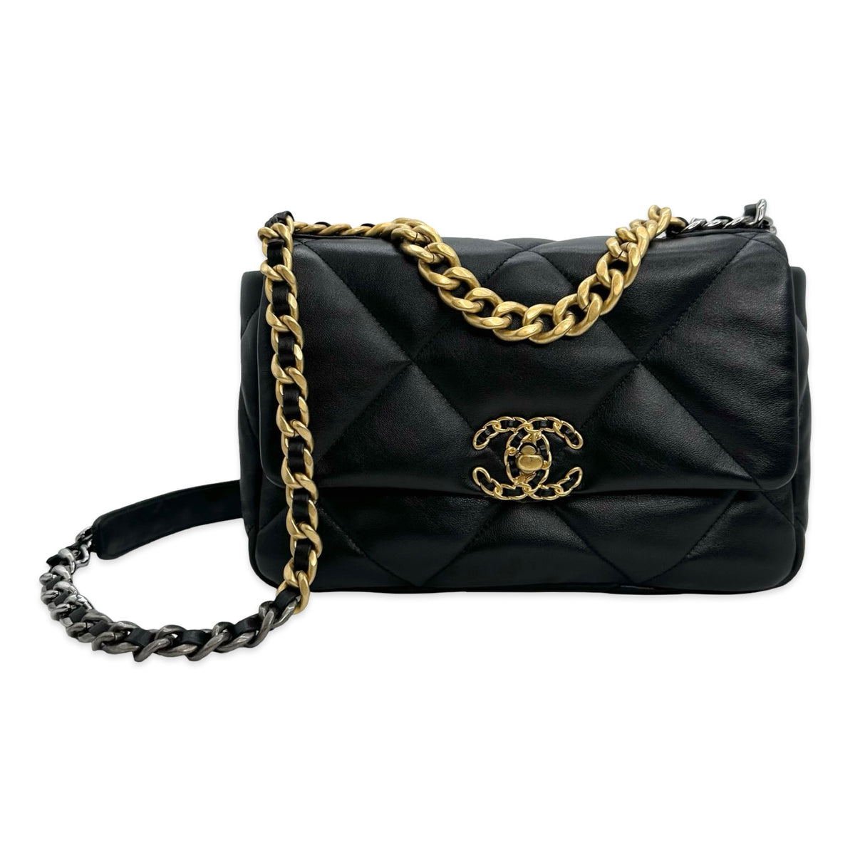 CHANEL: Quilted Lambskin Small 19