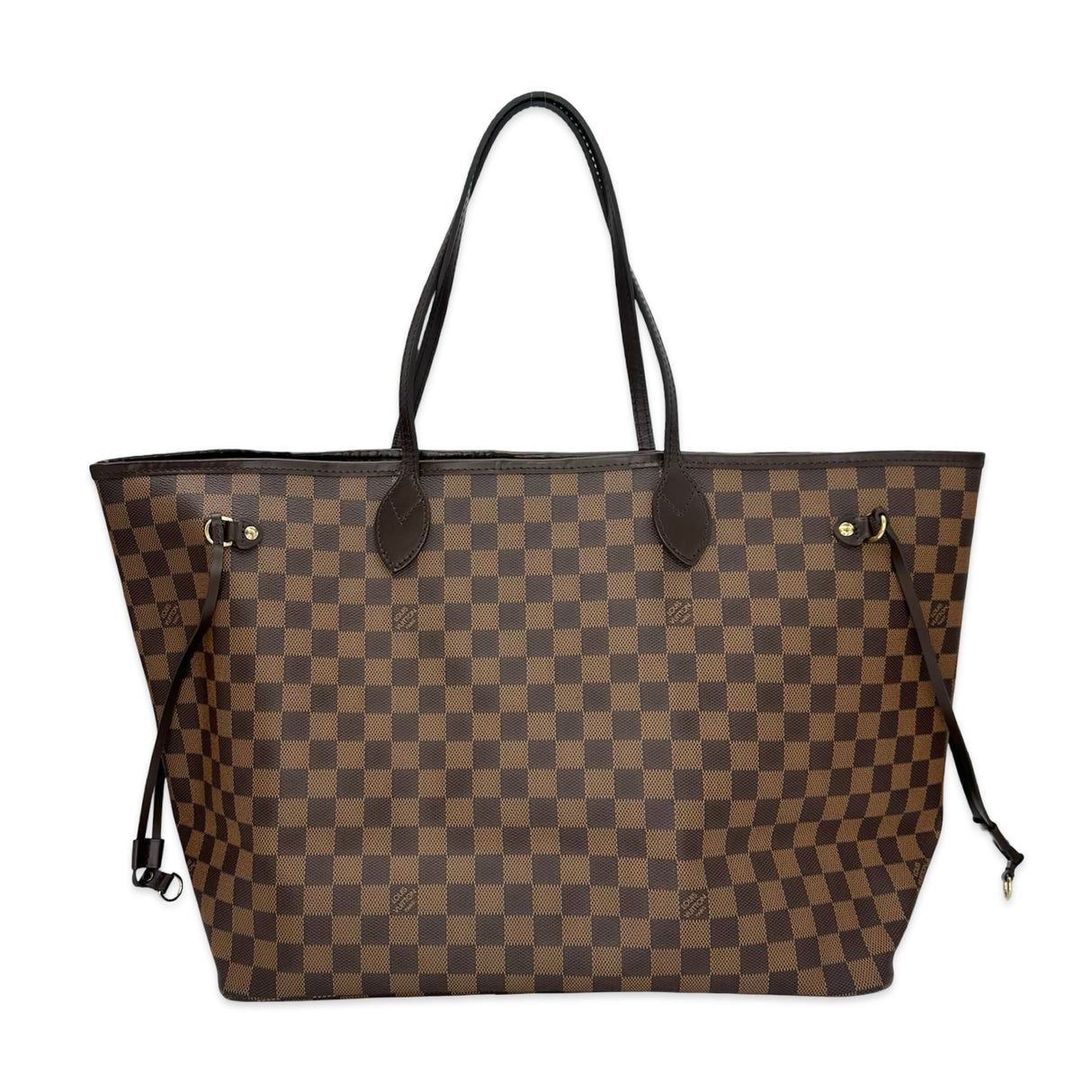 LOUIS VUITTON: Damier Ebene Neverfull GM