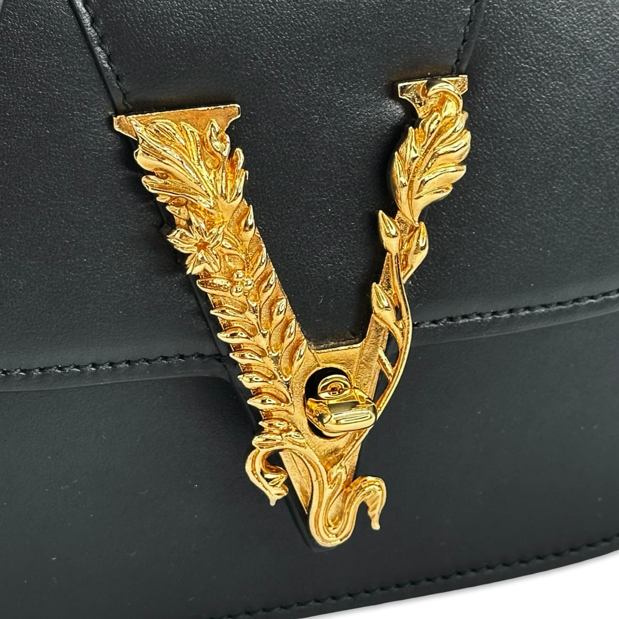 Calfskin Virtus Top Handle Bag