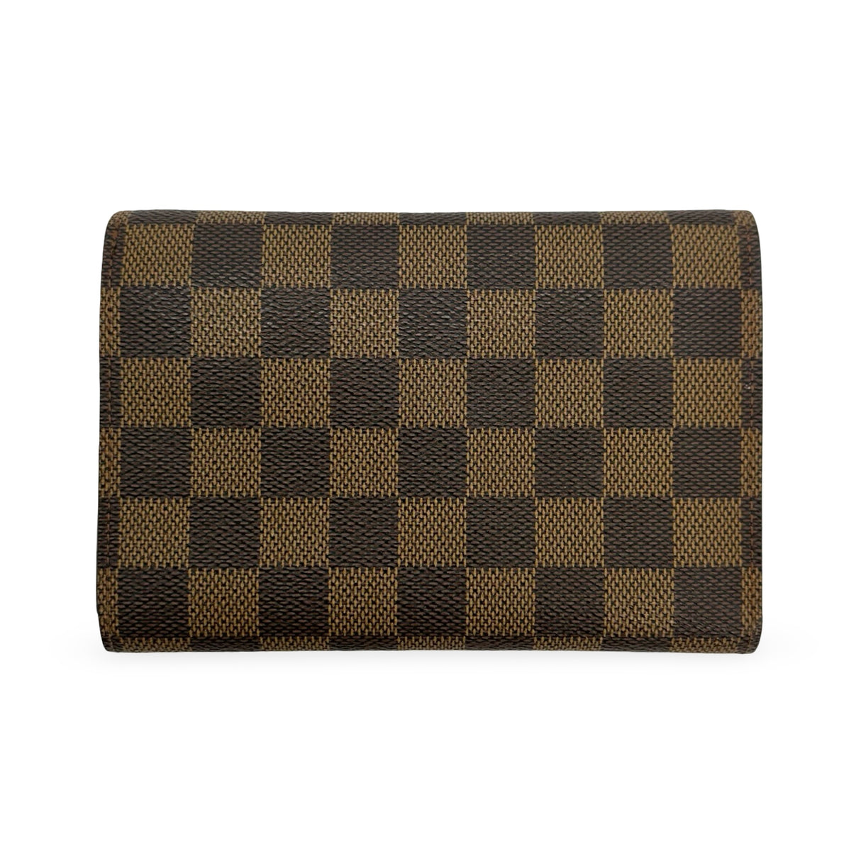 LOUIS VUITTON: Damier Ebene Porte Tresor Etui Trifold Wallet