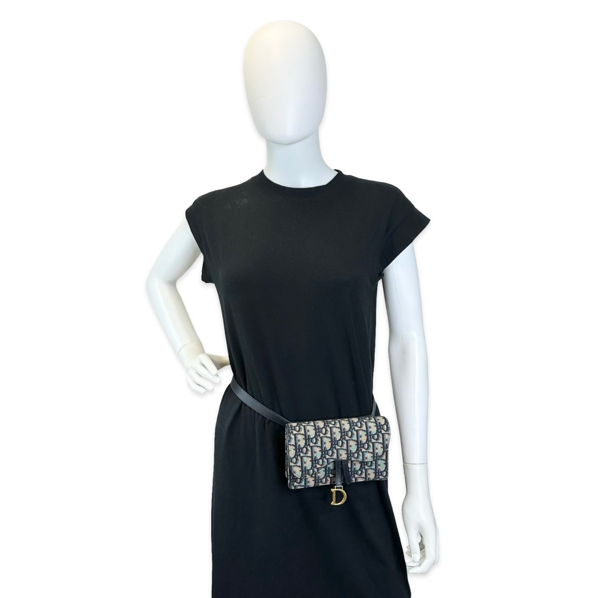 CHRISTIAN DIOR: Oblique Saddle Pouch Waist Bag