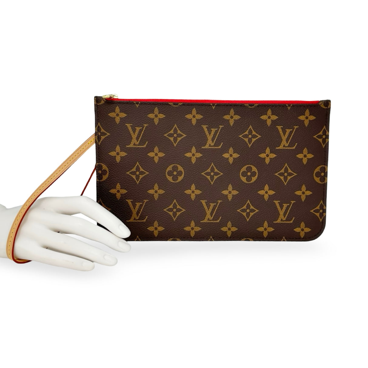 LOUIS VUITTON: Monogram Neverfull Pochette