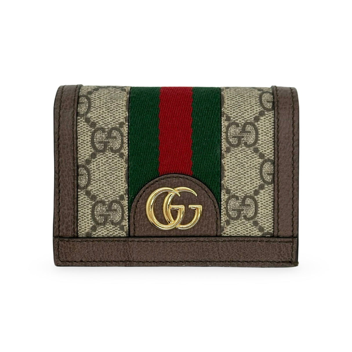 GUCCI: GG Supreme Ophidia Compact Wallet