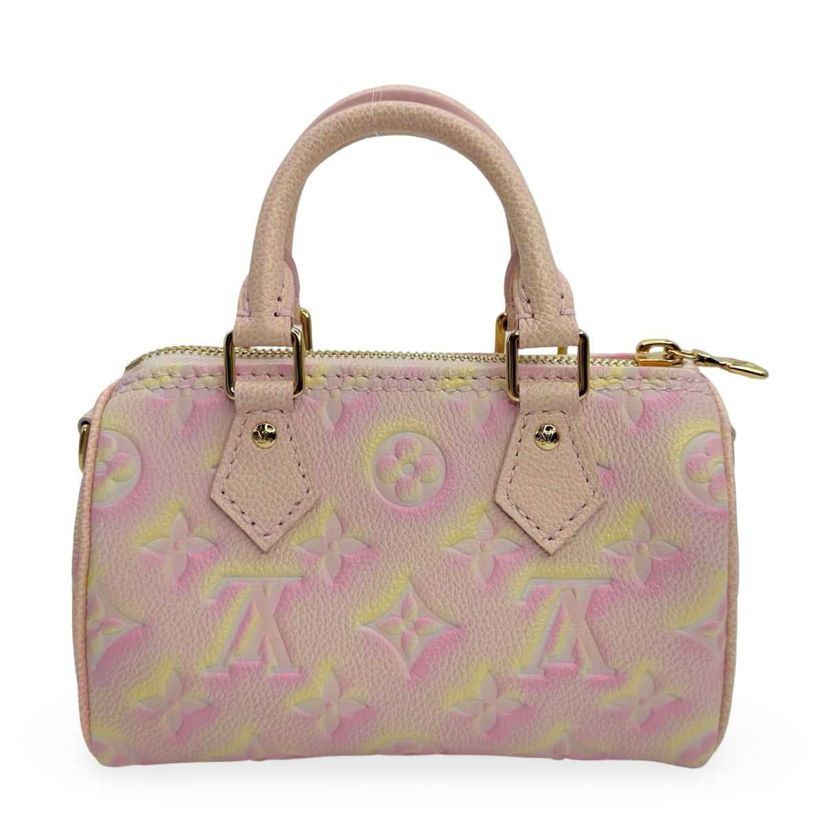 LOUIS VUITTON: Monogram Empreinte Stardust Nano Speedy Bandouliere