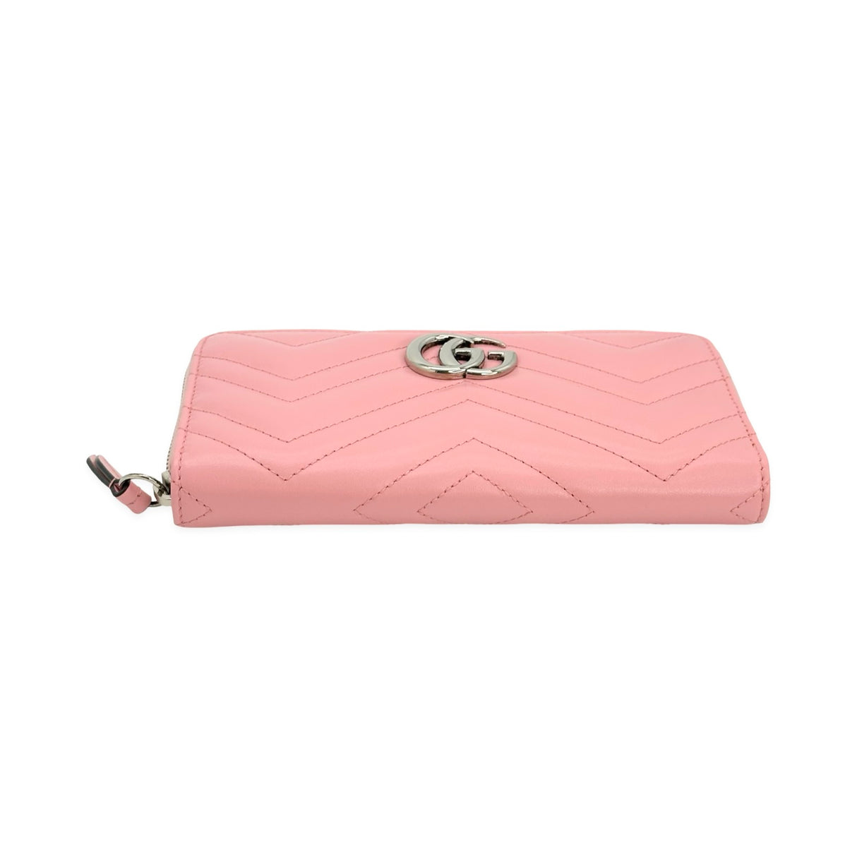 Quilted Leather GG Marmont Zip Around Wallet