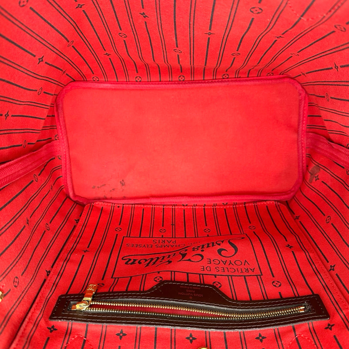 LOUIS VUITTON: Damier Ebene Neverfull MM