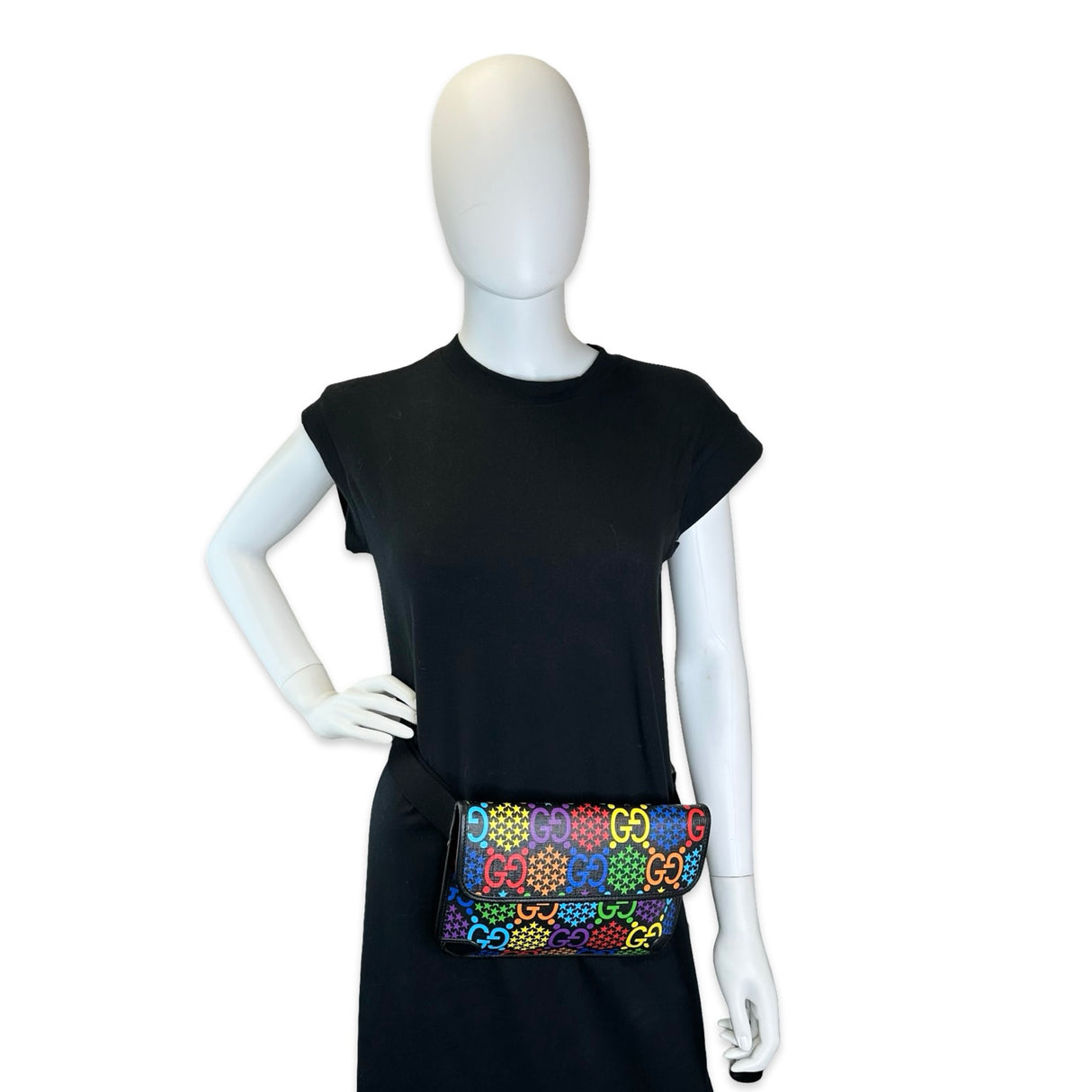 GG Supreme Psychedelic Slim Belt Bag