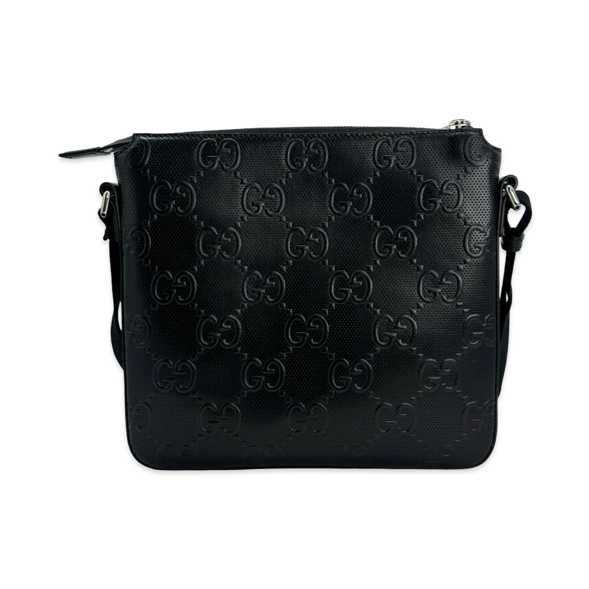 Perforated Embossed Messenger Bag