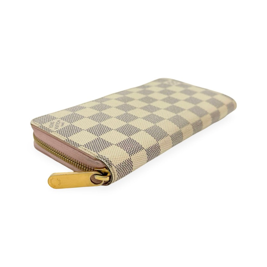 LOUIS VUITTON: Damier Azur Zippy Wallet