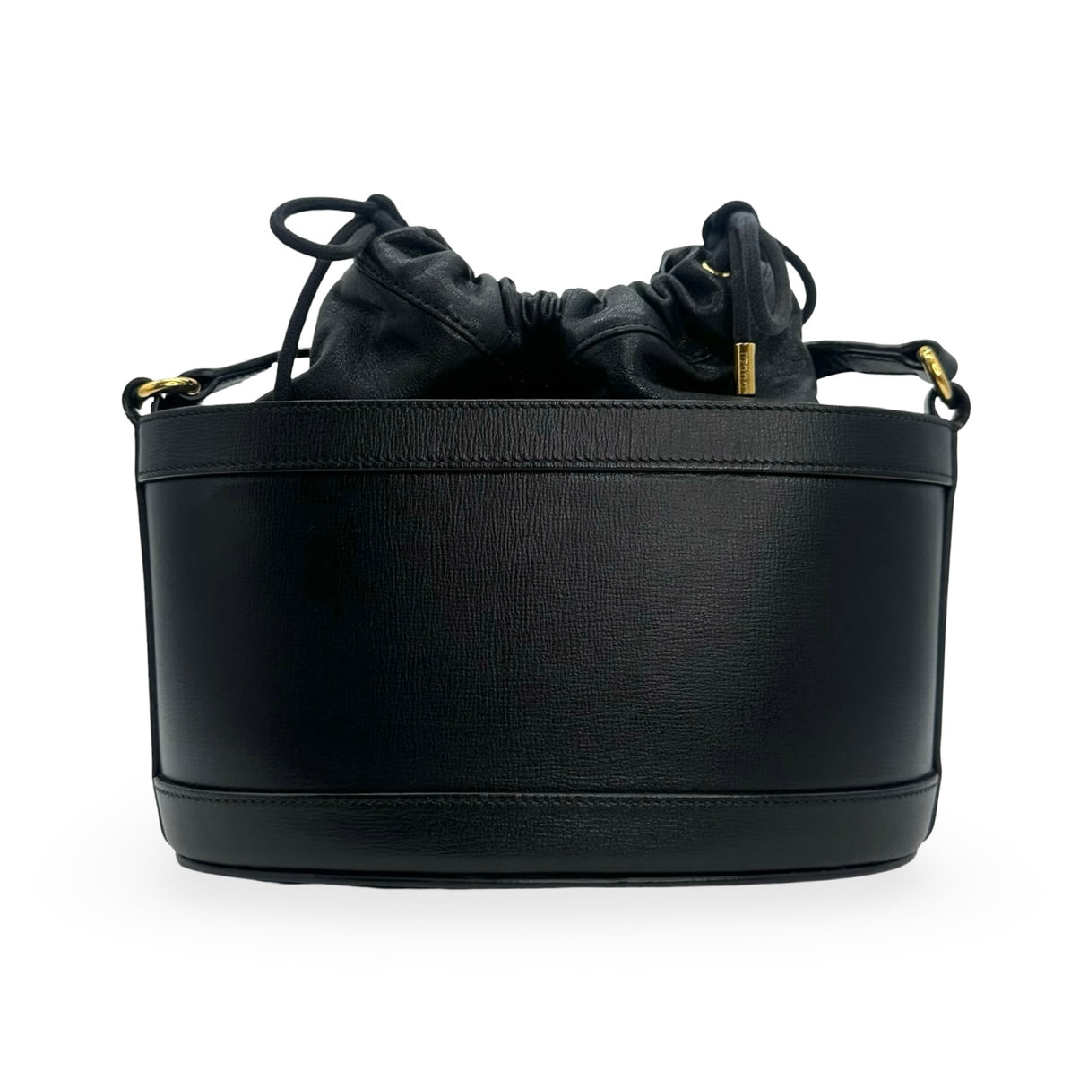 GUCCI: Leather Horsebit 1955 Bucket Bag