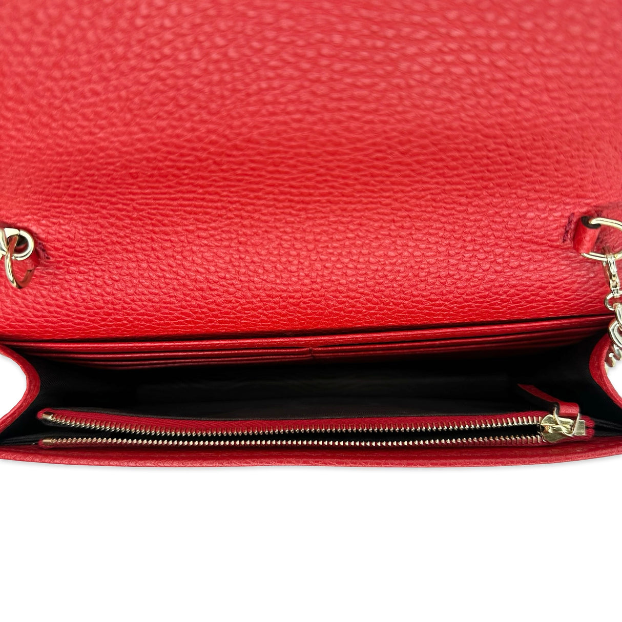 GUCCI: Leather Soho Chain Wallet