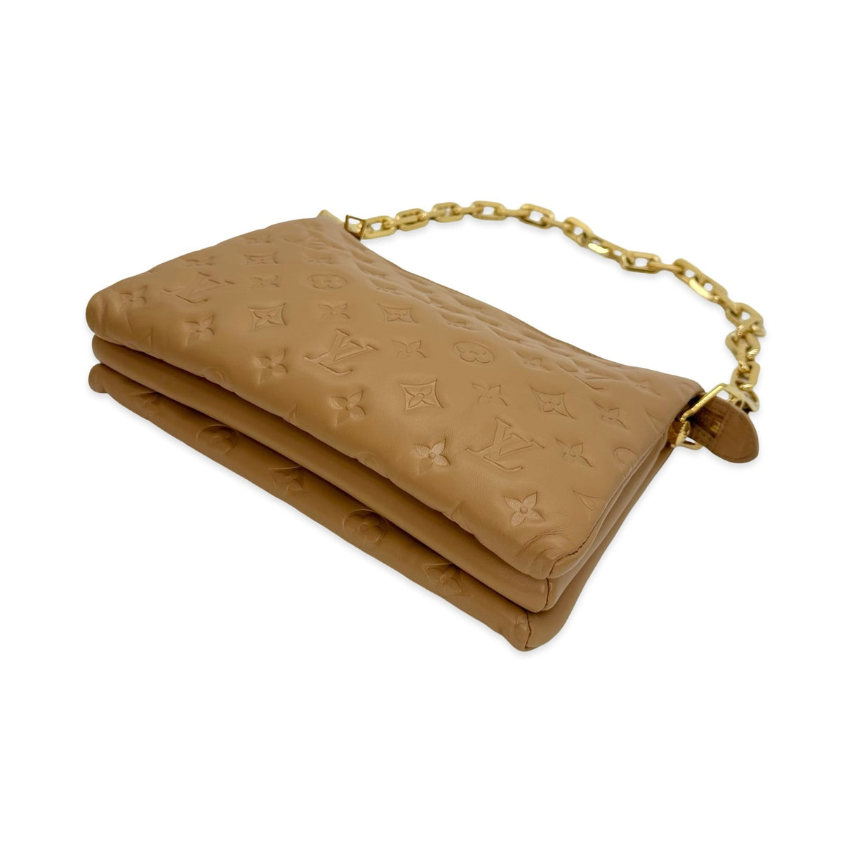 Monogram Embossed Lambskin Coussin PM