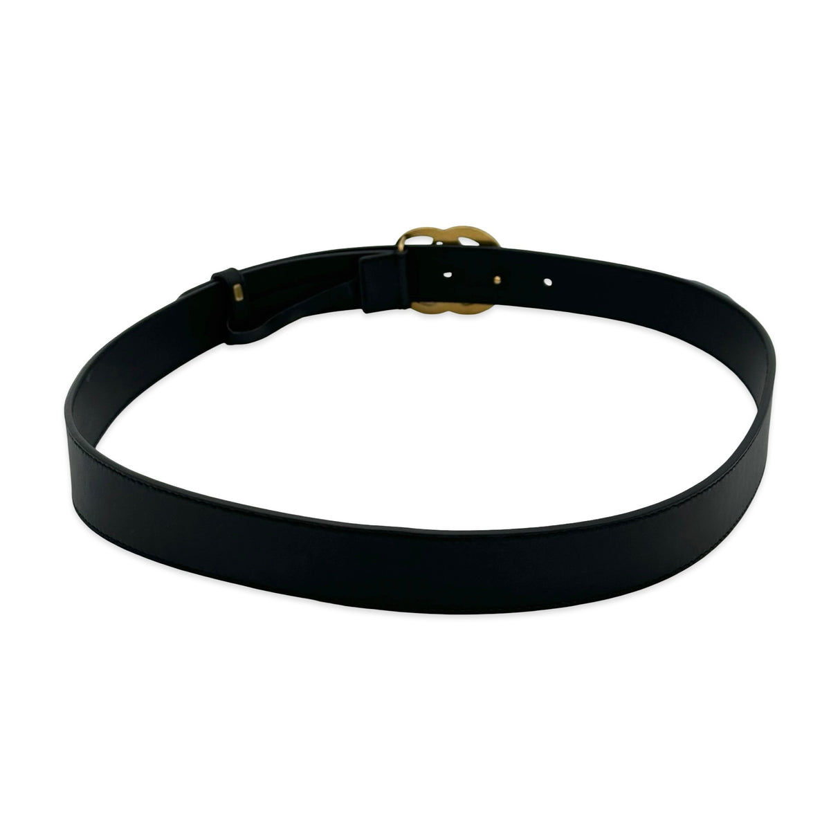 GUCCI: Leather GG Marmont Thin Belt